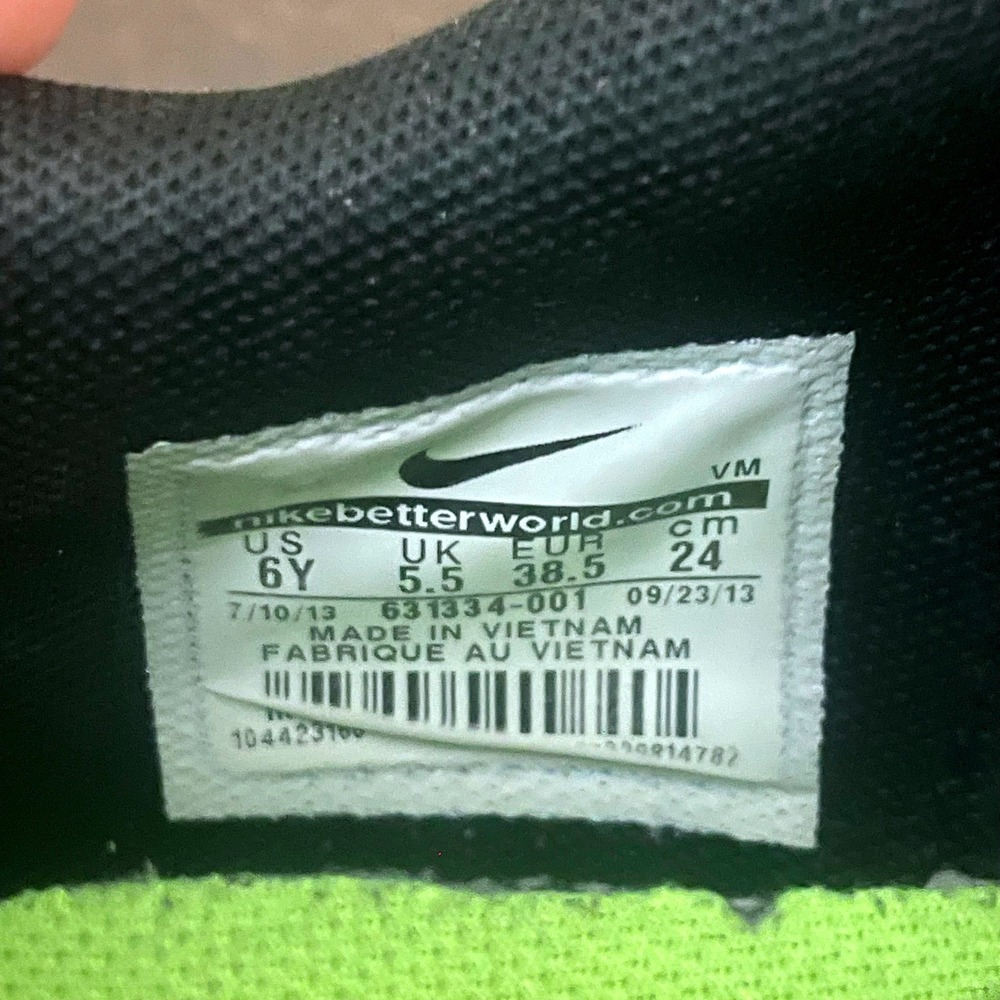 Nike Air Max 2014 Kids Shoes Black Reflective Silver 631334-001 Size 6Y - Picture 9 of 9